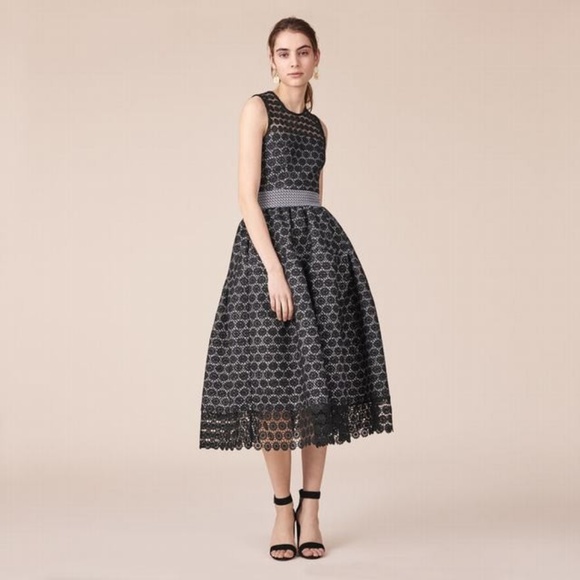 Maje ROBE LONGUE SANS MANCHES EN DENTELLE - Picture 2 of 3